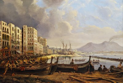 Strada della Porta Capua in Naples by Pieter van Loon